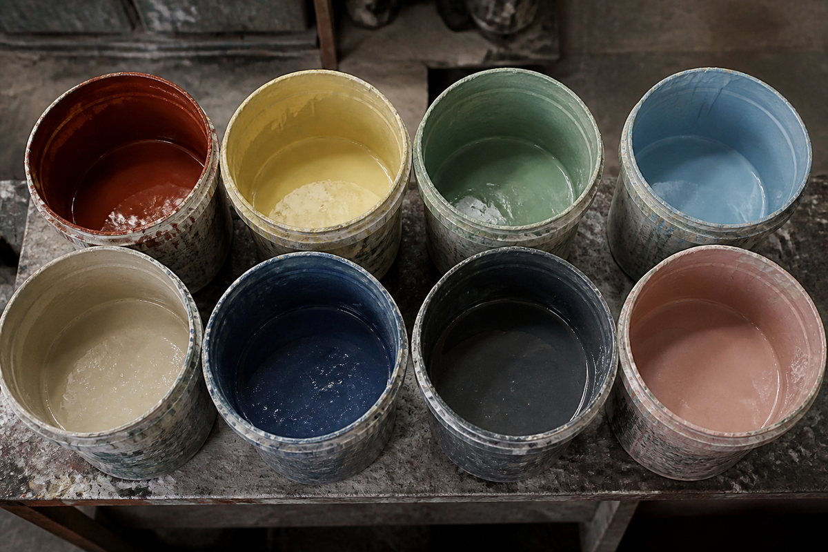 How a glaze gets into the library